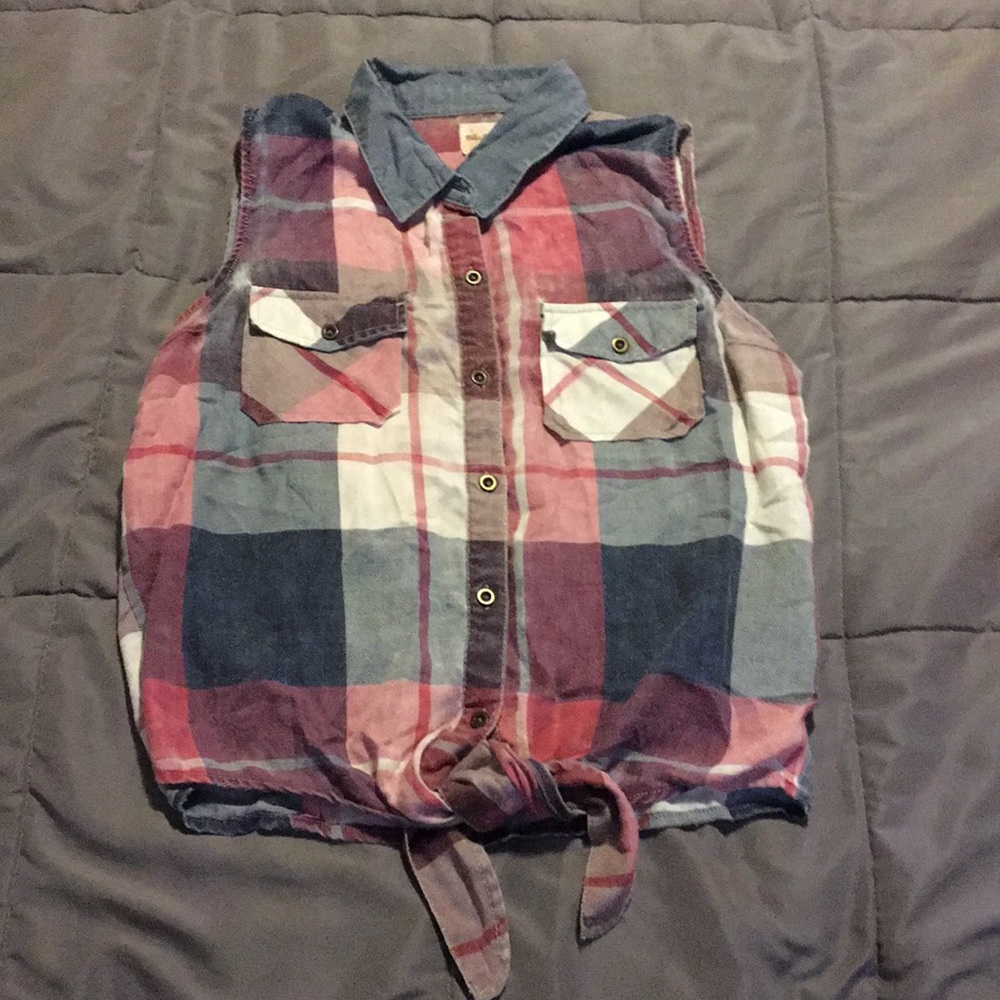 Red white and blue tank top